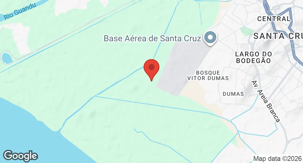 Map of Santa Cruz Air Force Base