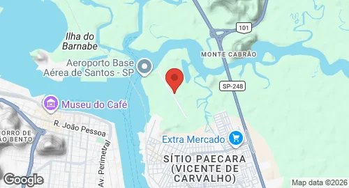 Map of Santos Air Force Base