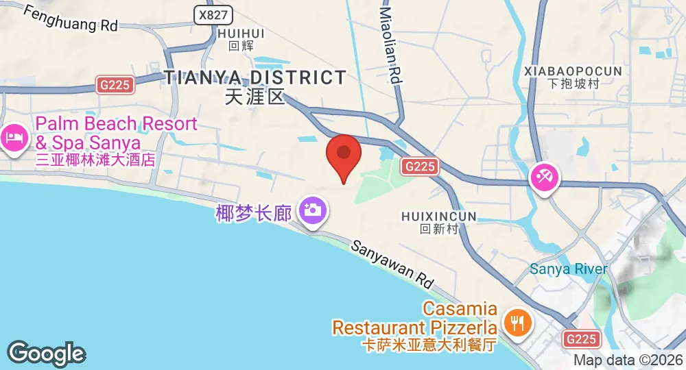 Map of Sanya Air Base