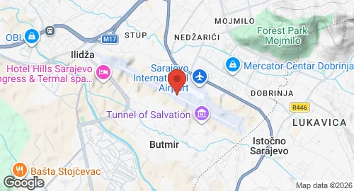 Map of Sarajevo Air Base