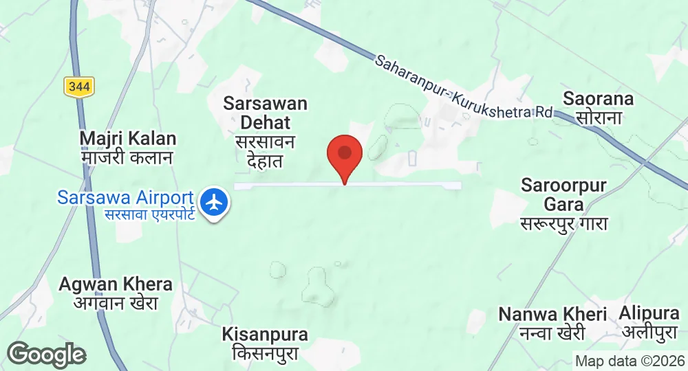 Map of Sarsawa AFS