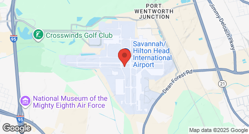 Mapa de Savannah Air National Guard Base