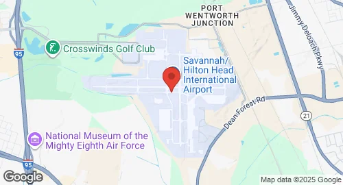 خريطة Savannah Air National Guard Base