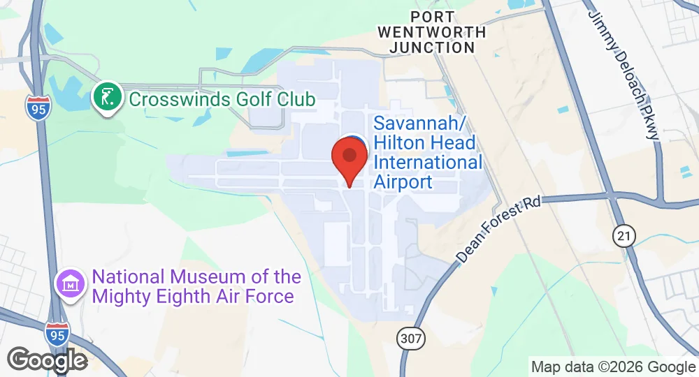 Map of Savannah Air National Guard Base