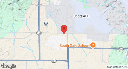 Mapa de Scott Air Force Base