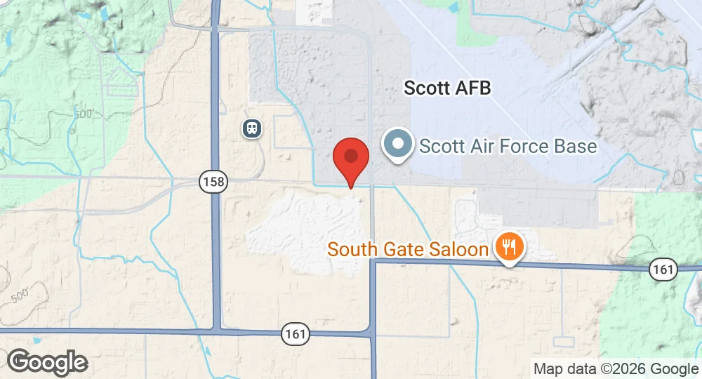 Map of Scott Air Force Base