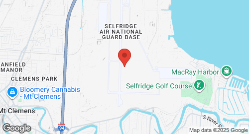 Mapa de Selfridge Air National Guard Base