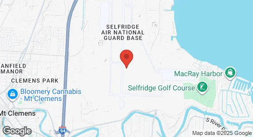 خريطة Selfridge Air National Guard Base