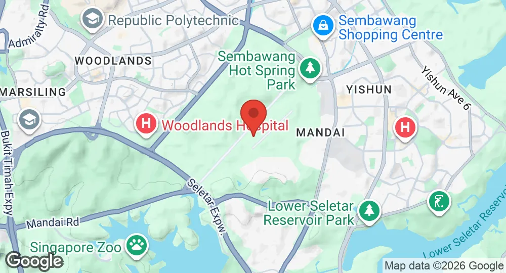 Map of Sembawang Air Base