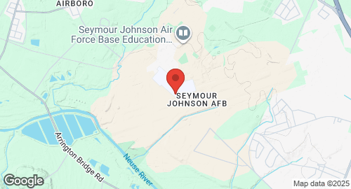 Mapa de Seymour Johnson Air Force Base