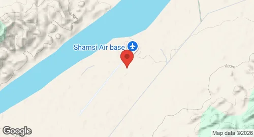 Map of Shamsi Airfield