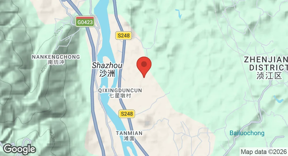 Map of Shaoguan Air Base