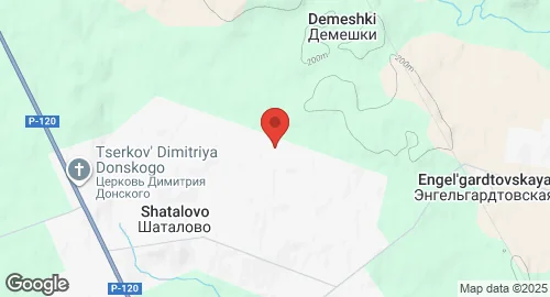 Map of Shatalovo Air Base