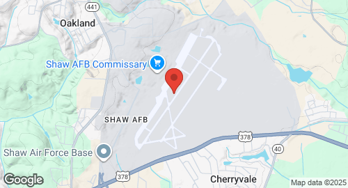 Mapa de Shaw Air Force Base