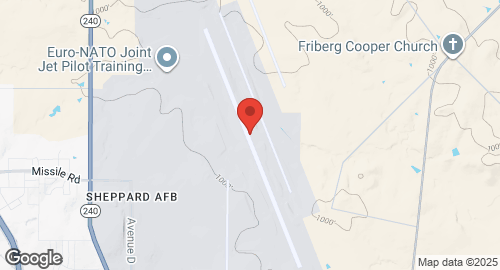 Mapa de Sheppard Air Force Base
