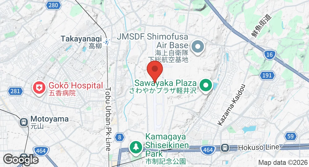 Map of Shimofusa Air Base