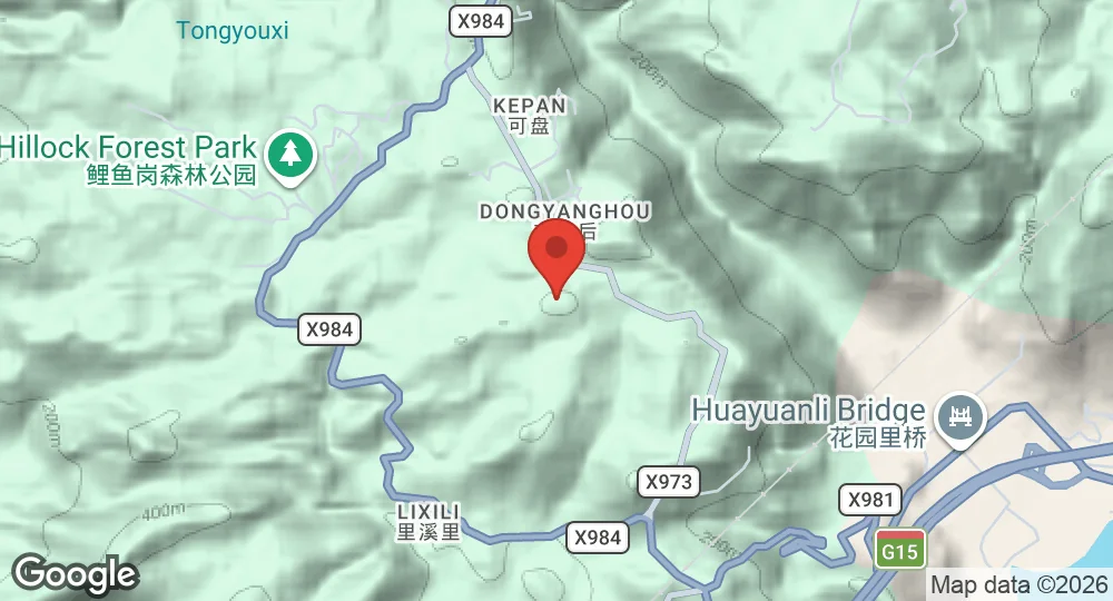 Map of Shuimen Air Base