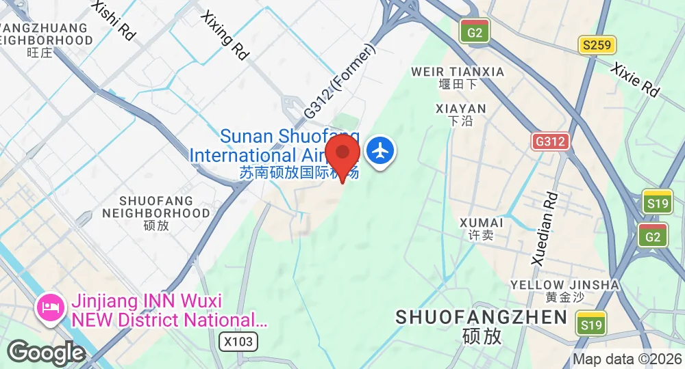 Map of Shuofang Air Base