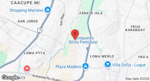 Map of Silvio Pettirossi Air Base