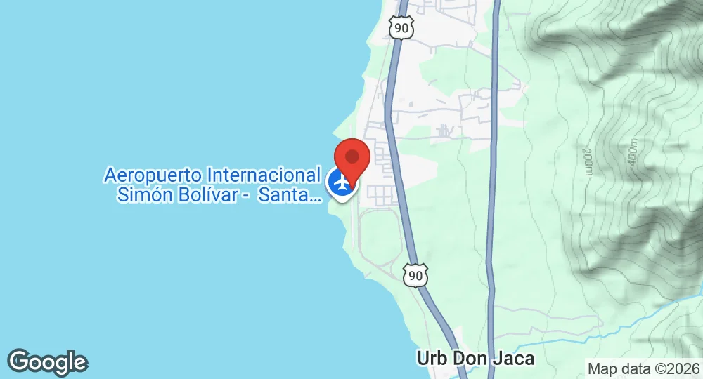 Map of Simón Bolívar International Airport