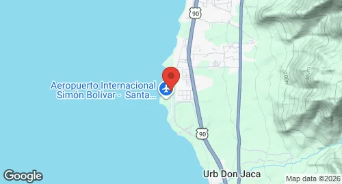 Map of Simón Bolívar International Airport