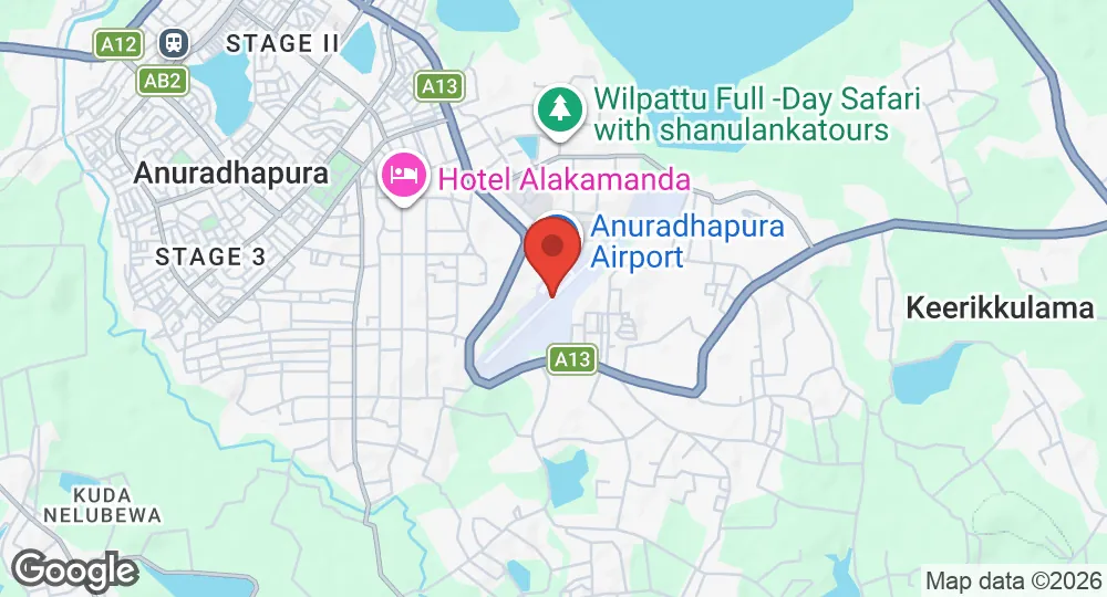Map of SLAF Anuradhapura
