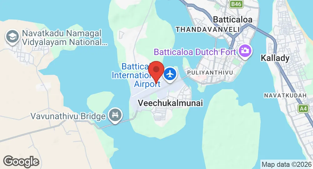 Map of SLAF Batticaloa