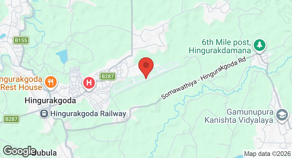 Map of SLAF Hingurakgoda