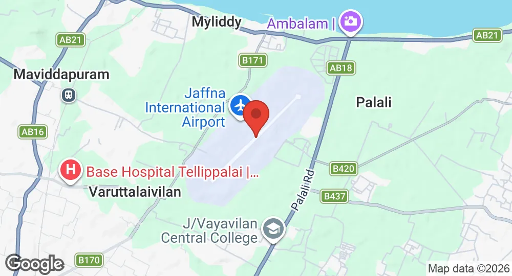 Map of SLAF Palaly