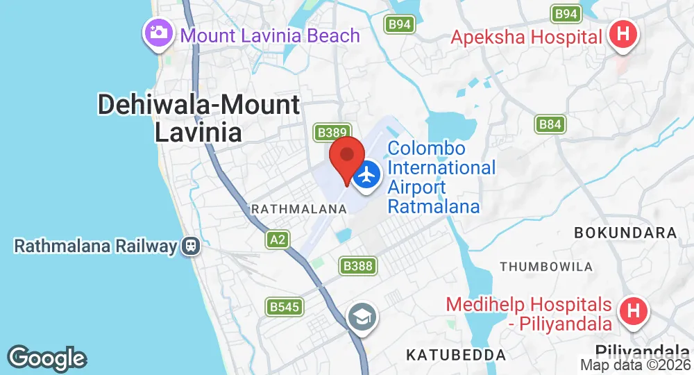 Map of SLAF Ratmalana