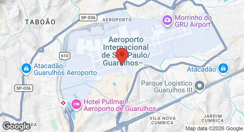 Map of São Paulo Air Force Base