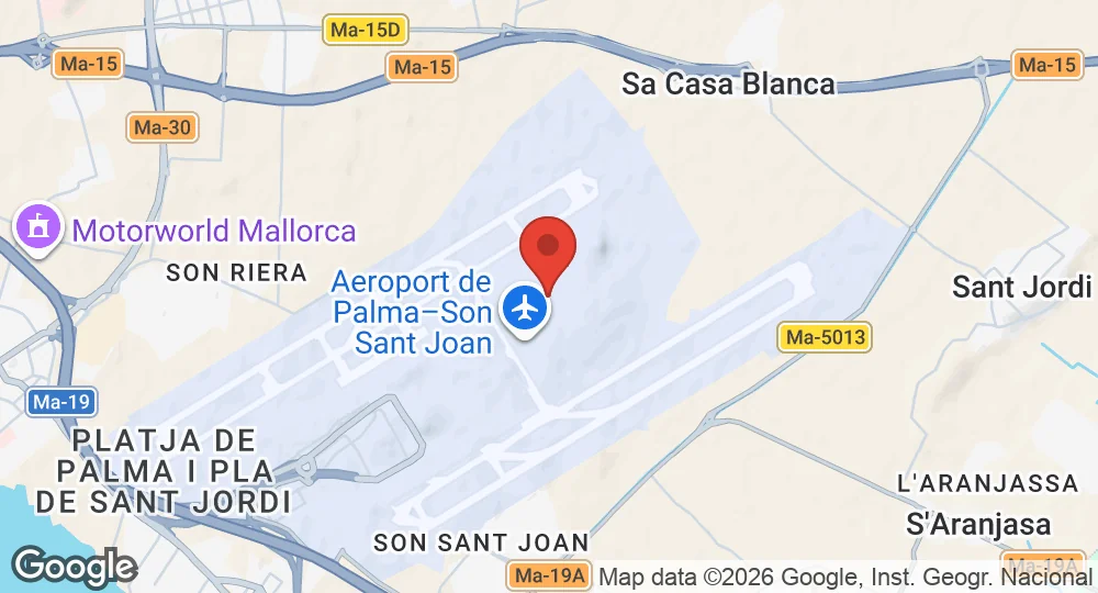 Map of Son San Juan Air Base