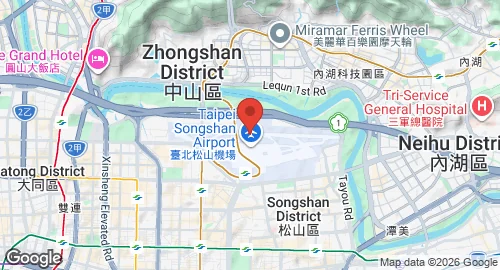 Map of Songshan Air Base