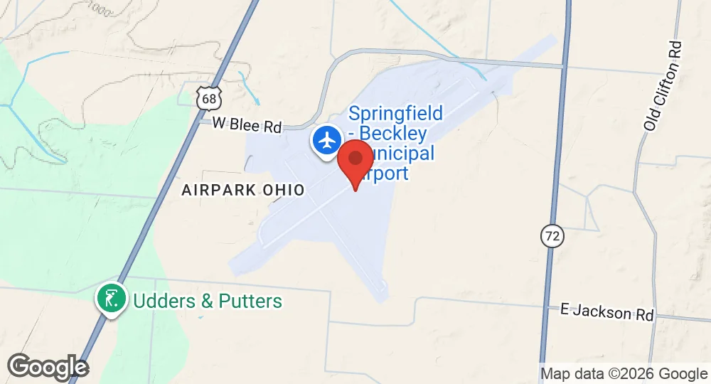 Map of Springfield Air National Guard Base