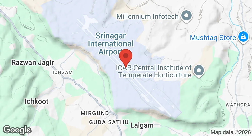 Map of Srinagar AFS