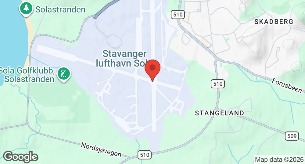 Map of Stavanger