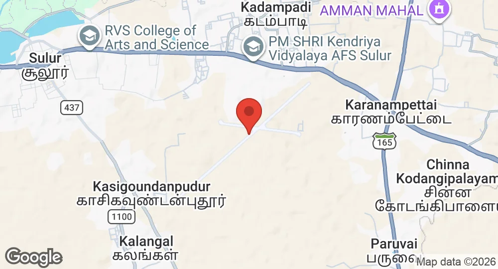 Map of Sulur AFS