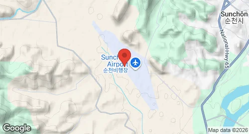 Map of Sunchon Airport