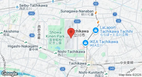 Map of Tachikawa Airfield