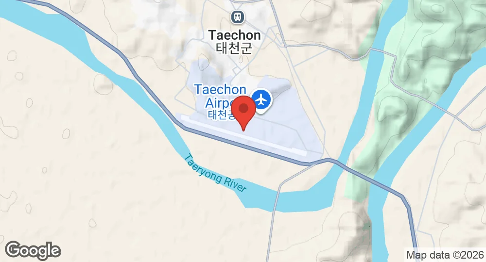Map of Taechon Airfield