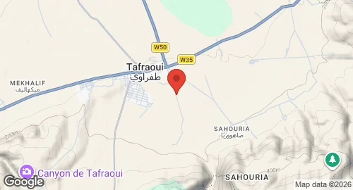Map of Tafraoui
