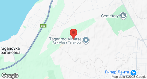Mapa de Taganrog-Central Air Base