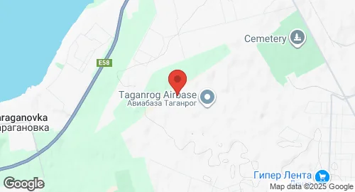 Map of Taganrog-Central Air Base