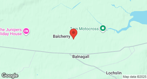 Map of Tain Air Weapons Range