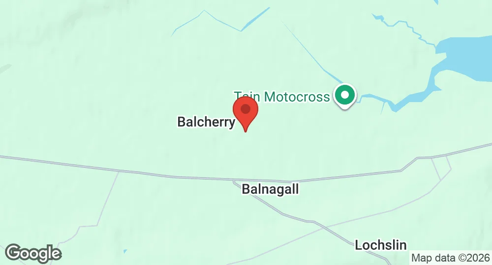 Map of Tain Air Weapons Range