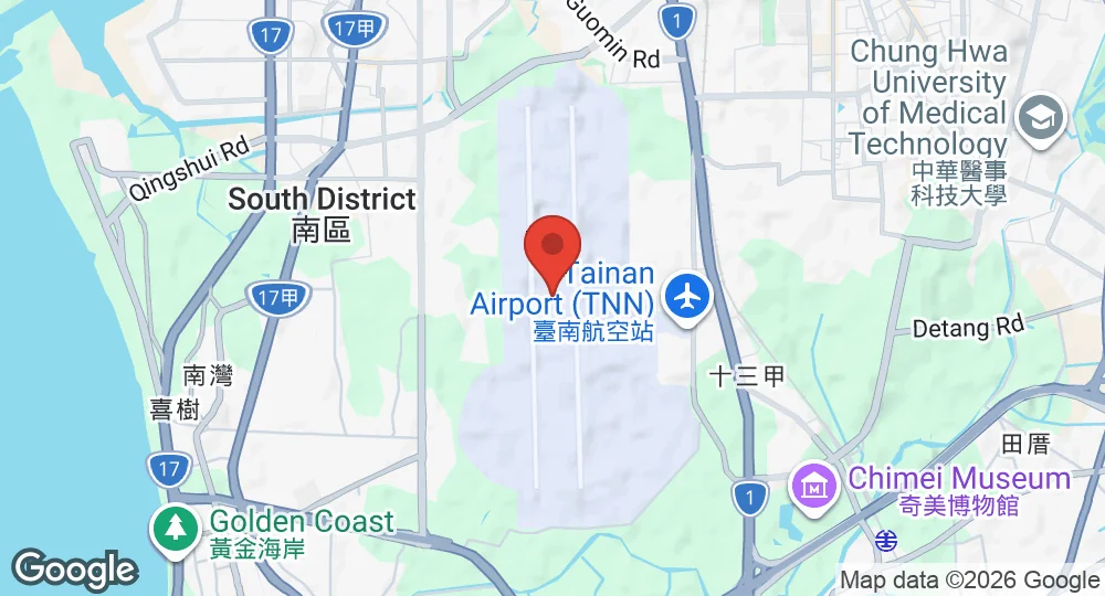 Map of Tainan Air Base