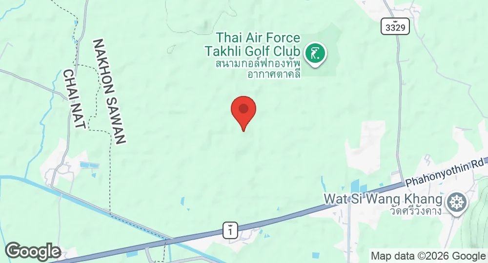 Map of Takhli Royal Thai Air Force Base