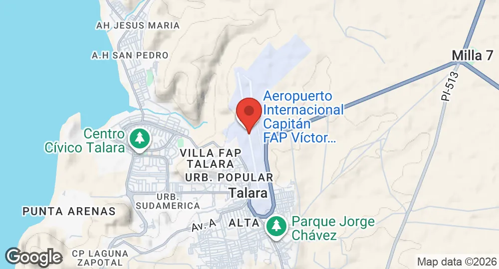 Map of Talara Air Base