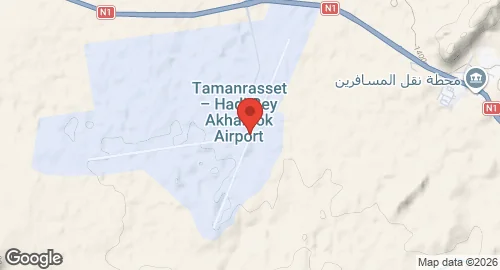 Map of Tamanrasset/Aguenar