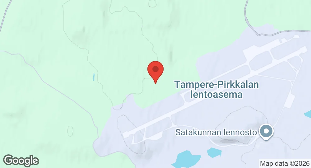 Map of Tampere-Pirkkala Air Base